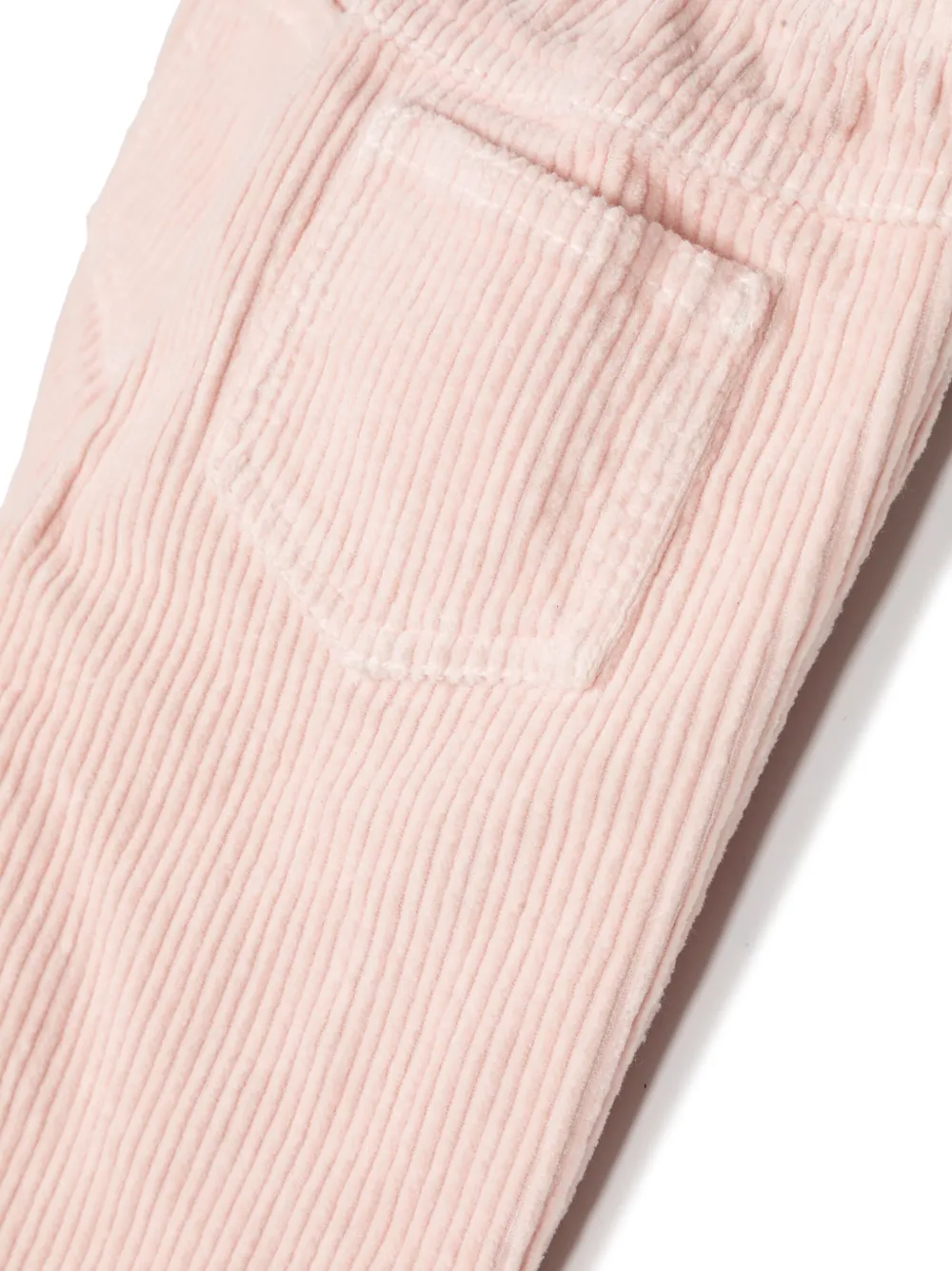 Shop Il Gufo Elasticated-waist Corduroy Trousers In Pink