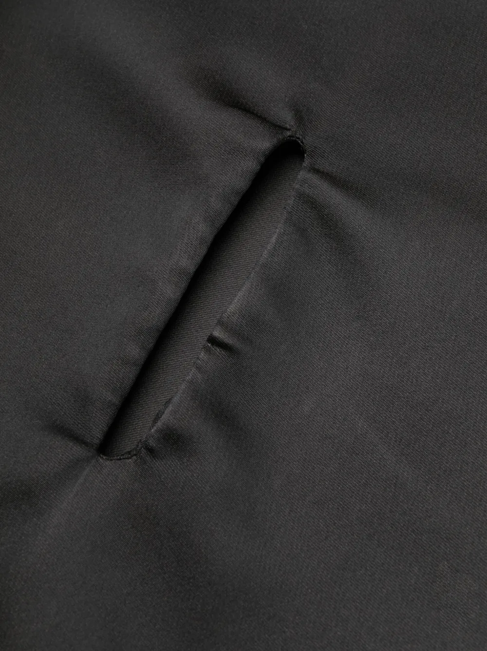 Giorgio Armani Sjaal met satijnen afwerking - Zwart