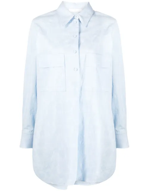 Chloé Renaissance piqué-weave shirt