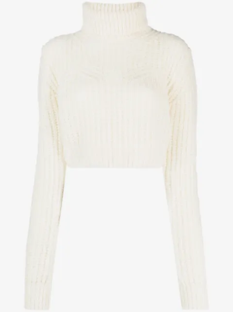 DSQUARED2 chunky-knit cropped jumper