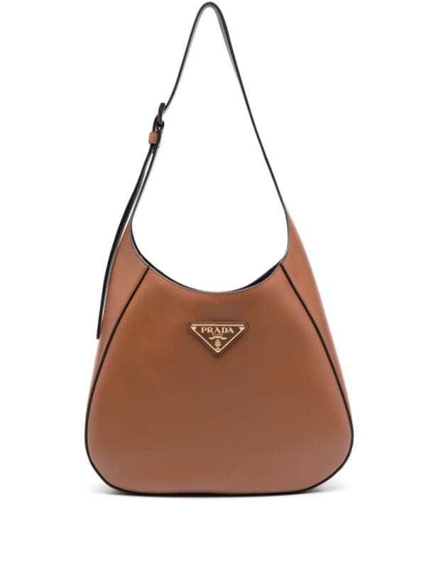 Prada triangle-logo-plaque crossbody/shoulder Bag - Farfetch