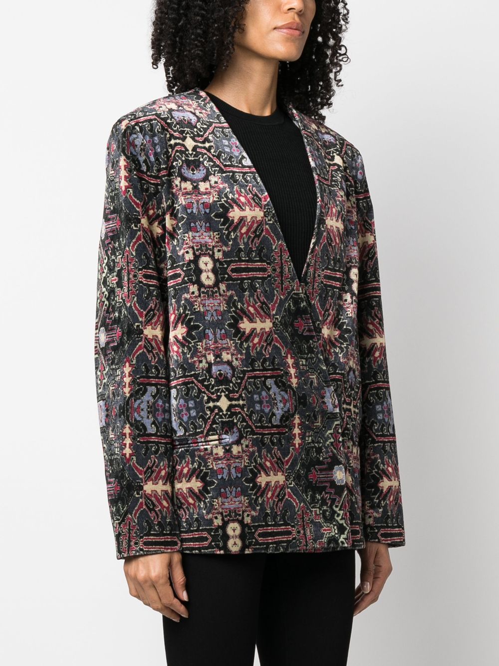 ISABEL MARANT Vaklero patterned-jacquard jacket Women