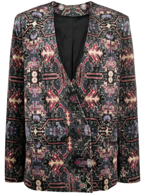 ISABEL MARANT Vaklero patterned-jacquard jacket Women