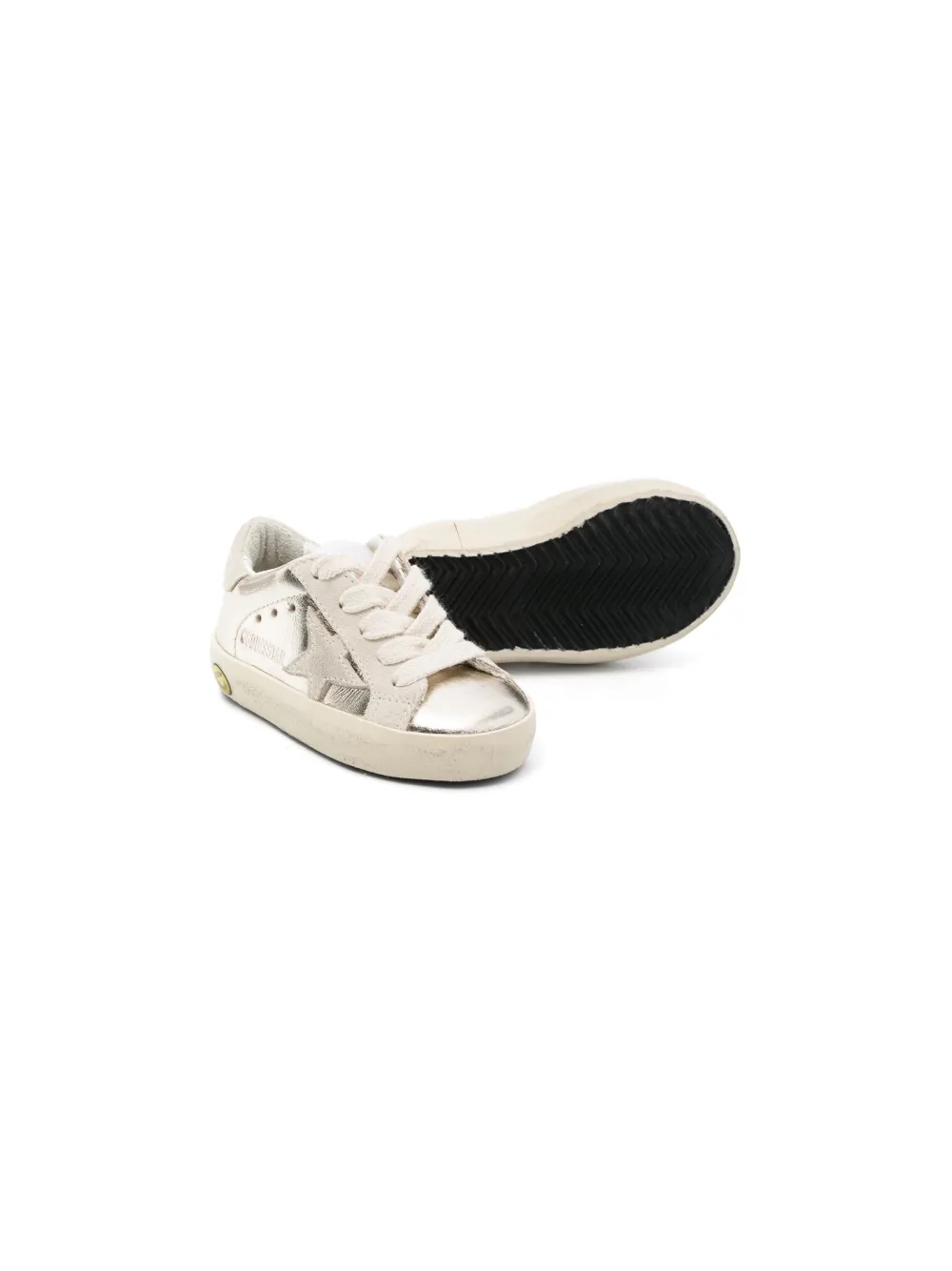Golden Goose Kids Super-Star sneakers - Goud