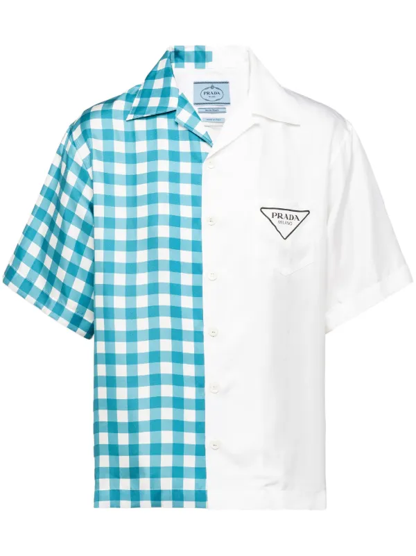 Prada Double Match シルクシャツ | ホワイト | FARFETCH JP