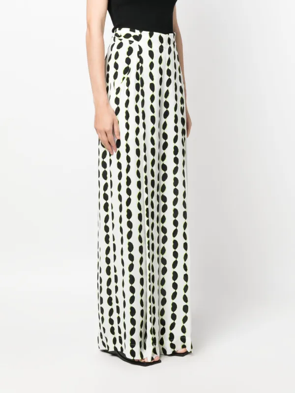 Dvf wide leg on sale pants