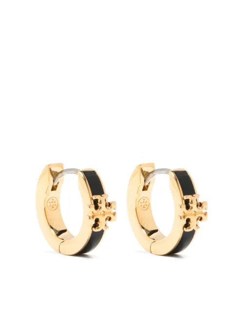 Créoles Kira à design émaillé - Tory Burch - Modalova