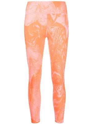 Adidas By Stella McCartney logo-print 7/8 Yoga Leggings - Farfetch