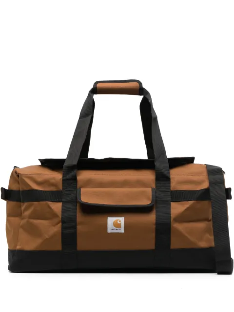Carhartt WIP logo-patch canvas duffle bag