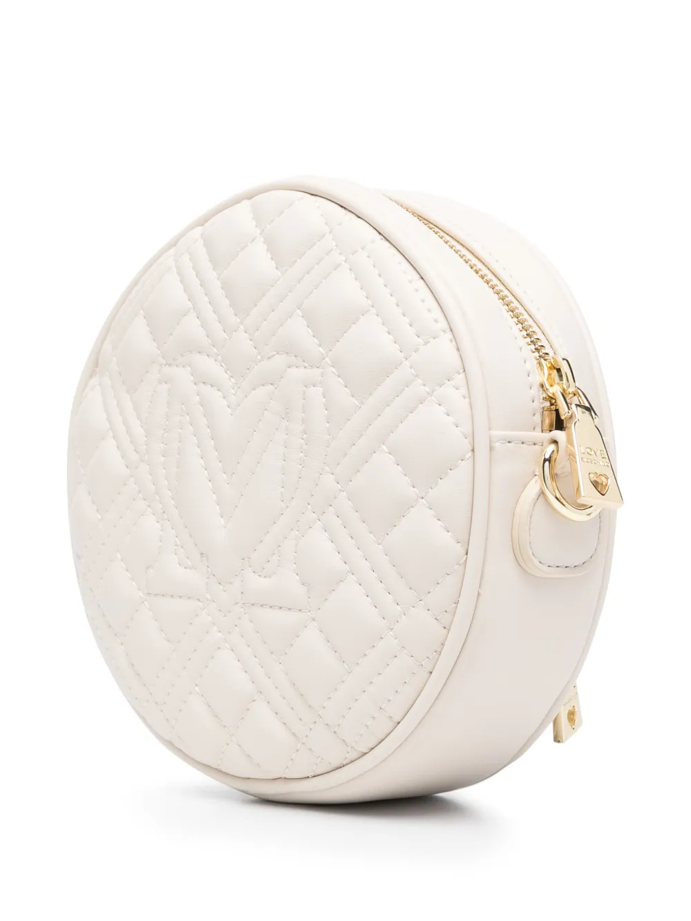 Love Moschino Mini Quilted round shape Bag Farfetch