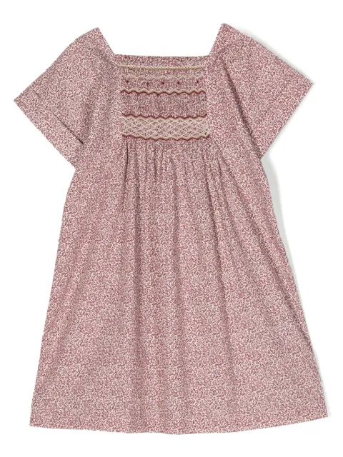 Bonpoint Paysanne smocked-panel dress