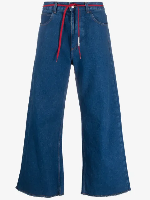 Marni mid-rise wide-leg jeans