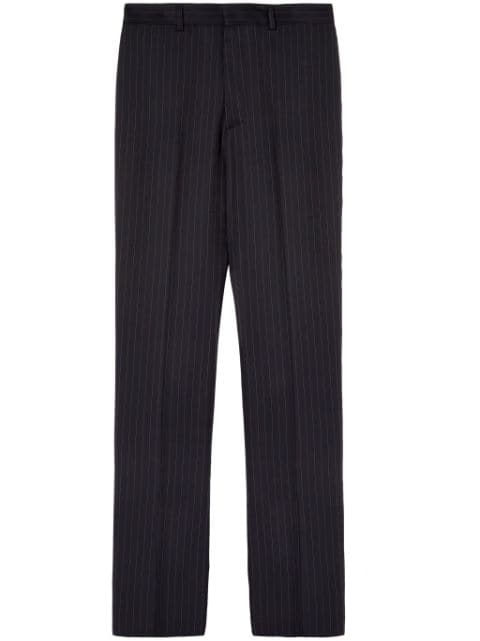 Palm Angels pinstripe wool tailored trousers