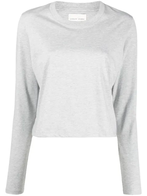 LouLou de Saison long-sleeve cotton T-shirt