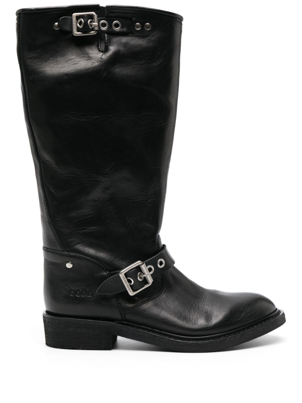 Golden goose biker boots best sale