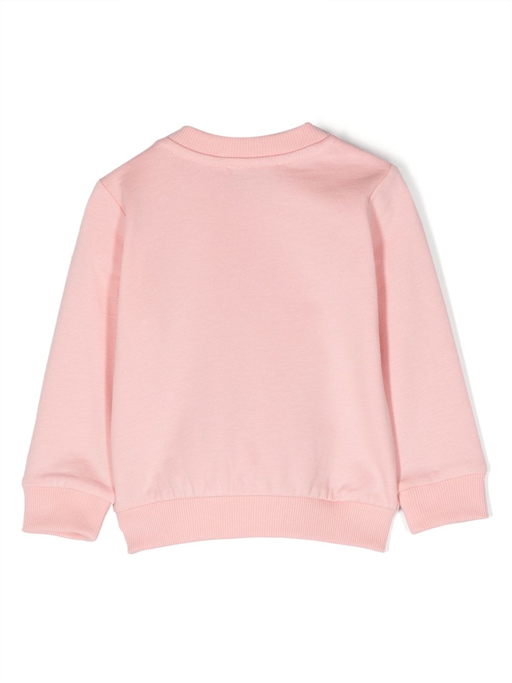 Moschino Kids Sweater met logoprint - Roze