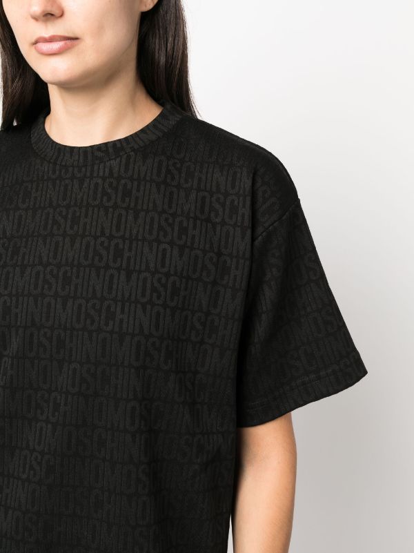 Love moschino black t 2024 shirt