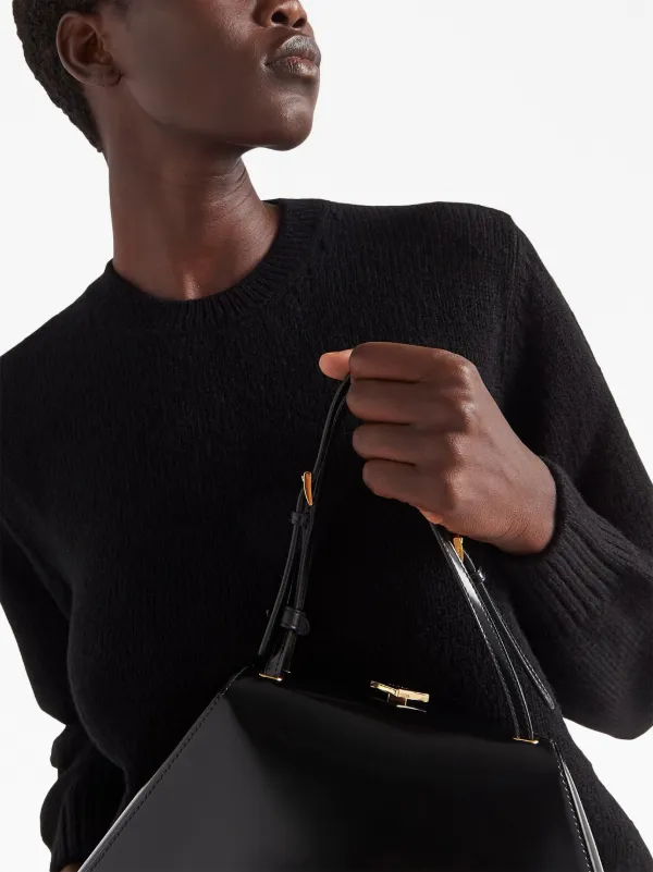 Prada クルーネック セーター | ブラック | FARFETCH JP