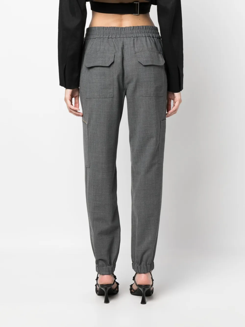 Tapered Drawstring Trousers