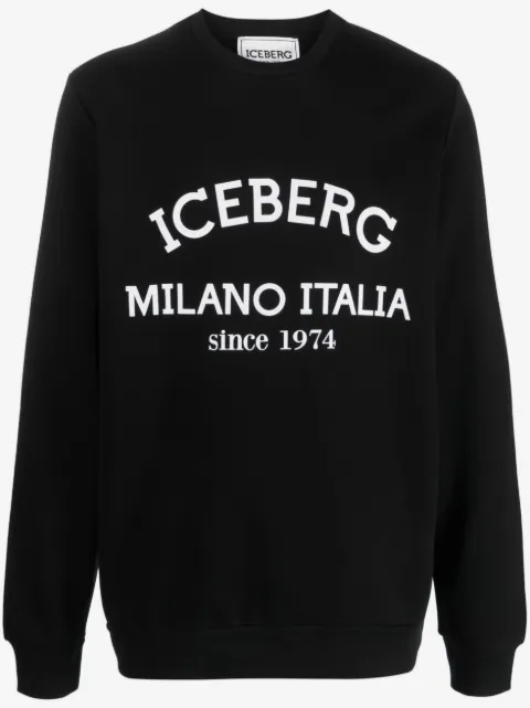 Iceberg sweatshirt med logotryk