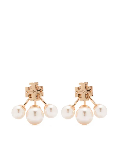 Tory Burch aretes Kira con perla