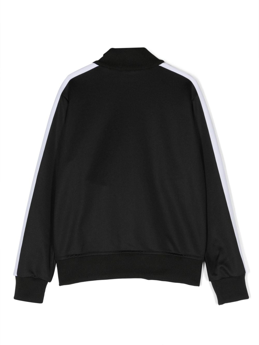 Shop Palm Angels Logo-print Cotton Blend Track Jacket In Black