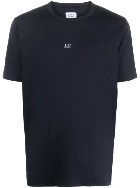 C.P. Company playera con logo estampado