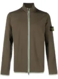 Stone Island Compass-motif zip-up sweatshirt - Green