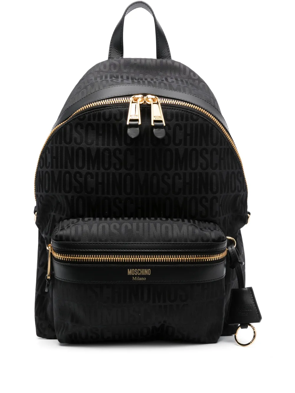 Moschino Monogram Jacquard Backpack Farfetch
