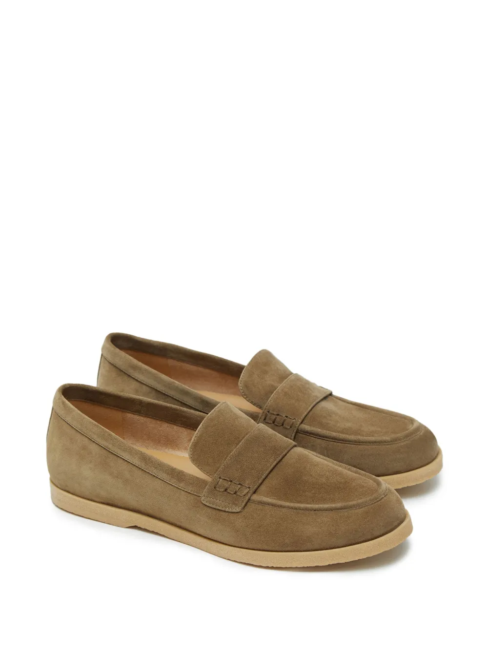 12 STOREEZ Loafers met ronde neus - Bruin
