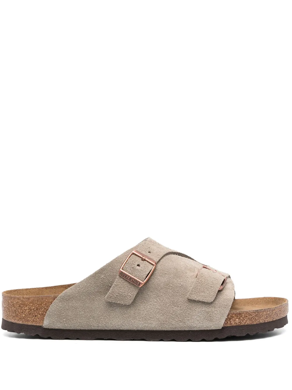 Birkenstock Zurich Buckled Slip-on Sandals In Nude