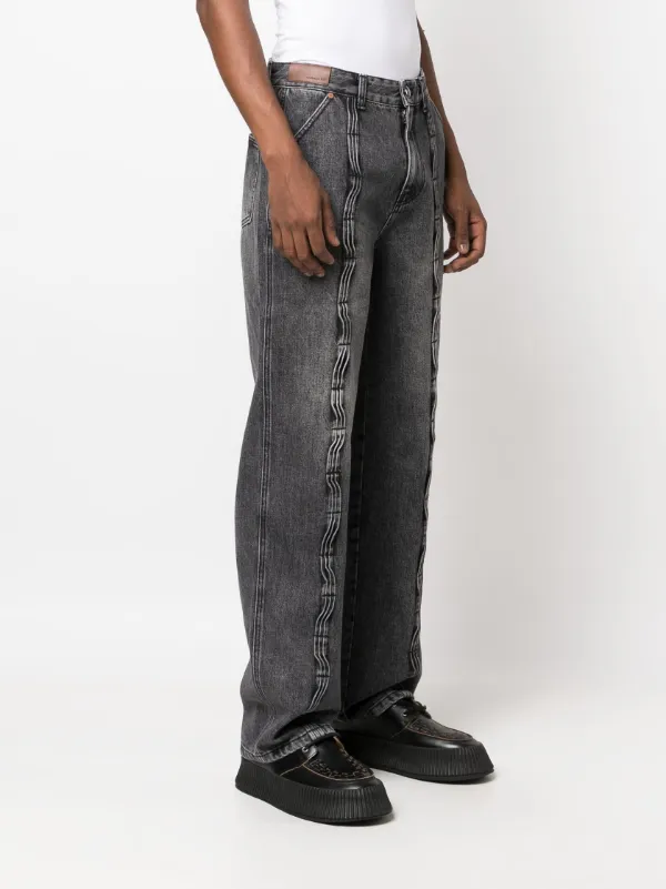 Andersson Bell contrast-stitching light-wash Jeans | Grey Andersson Bell contrast-stitching light-wash Jeans | Grey