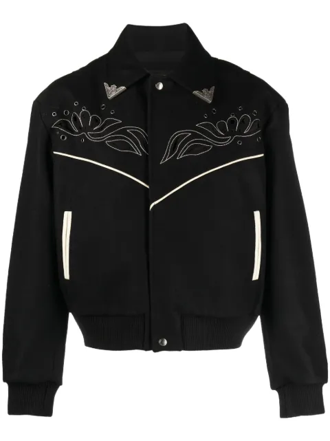 Andersson Bell Western-style leather shirt jacket 