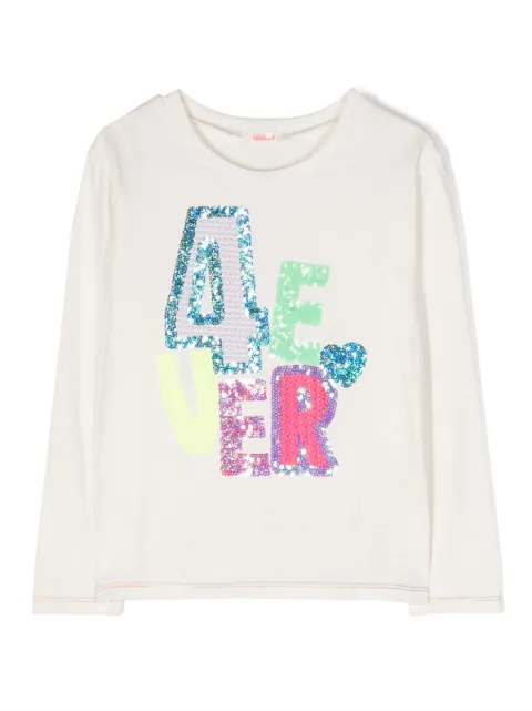 Billieblush sequin-embellished cotton sweatshirt
