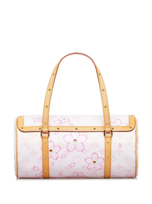 Louis Vuitton x Takashi Murakami 2003 pre-owned Monogram Cherry Blossom  Papillon Handbag - Farfetch