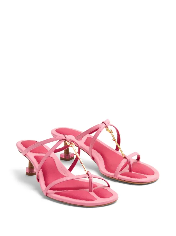 Jacquemus Les Sandales Basses Pralu 45mm ミュール | ピンク 