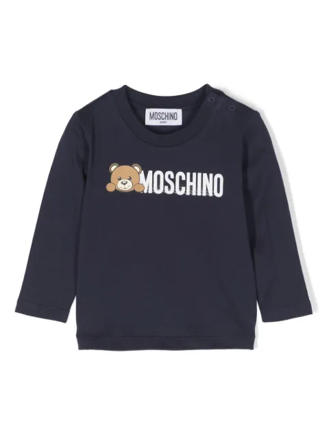 Moschino Kids Teddy bear long-sleeve T-shirt 