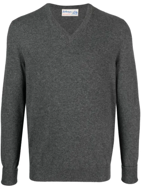 Ballantyne V-neck cashmere jumper
