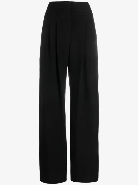 IRO pleat-detail wide-leg trousers