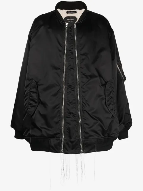 Nicolas Andreas Taralis bomber zippée à coutures apparentes