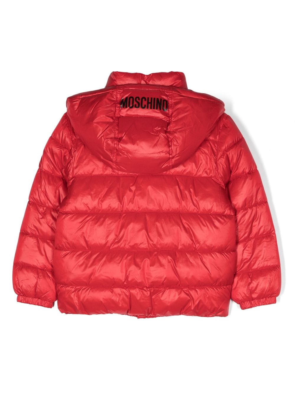 Moschino Kids Gewatteerd jack - Rood