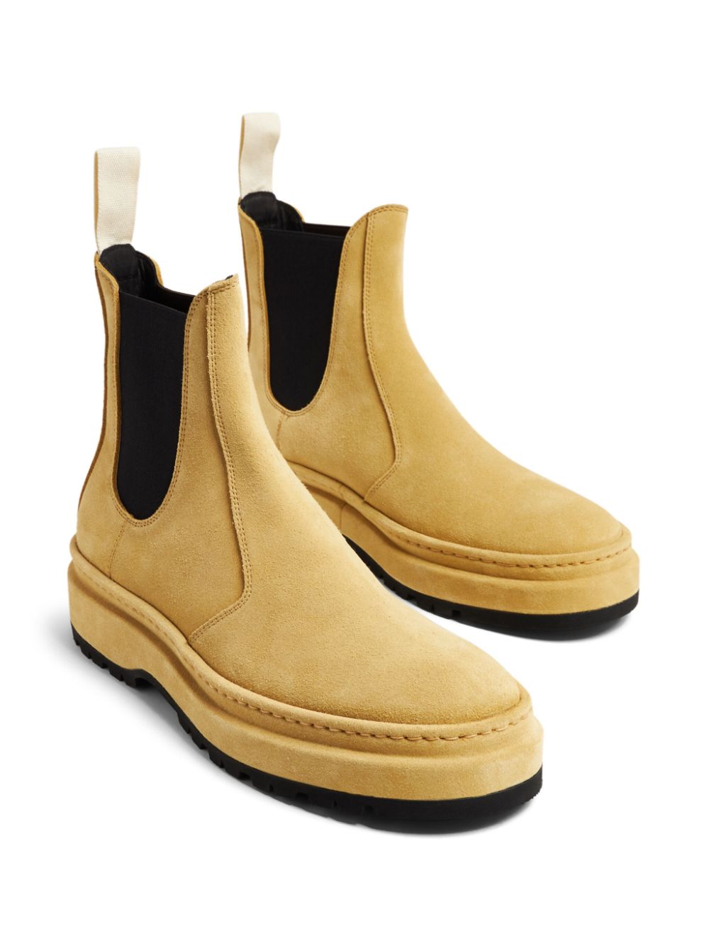 Shop Jacquemus Les Chelsea Pavane Ankle Boots In Neutrals