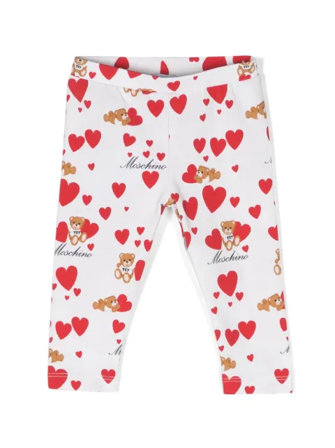 Moschino Kids Leggings mit Teddy-Print