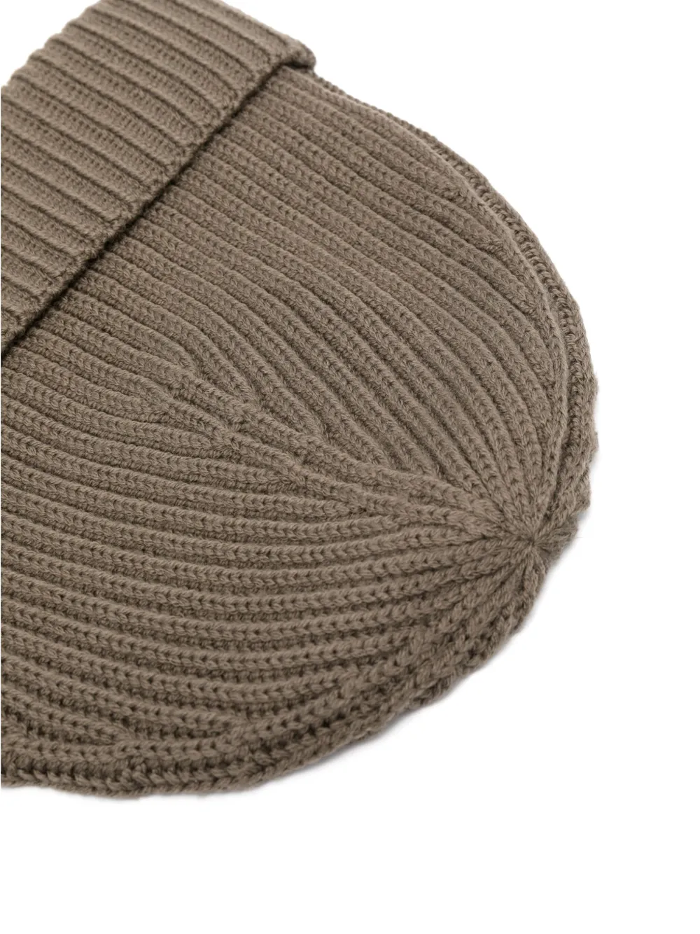 Studio Nicholson ribbed-knit merino beanie - Bruin