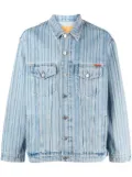 Martine Rose striped denim jacket - Blue