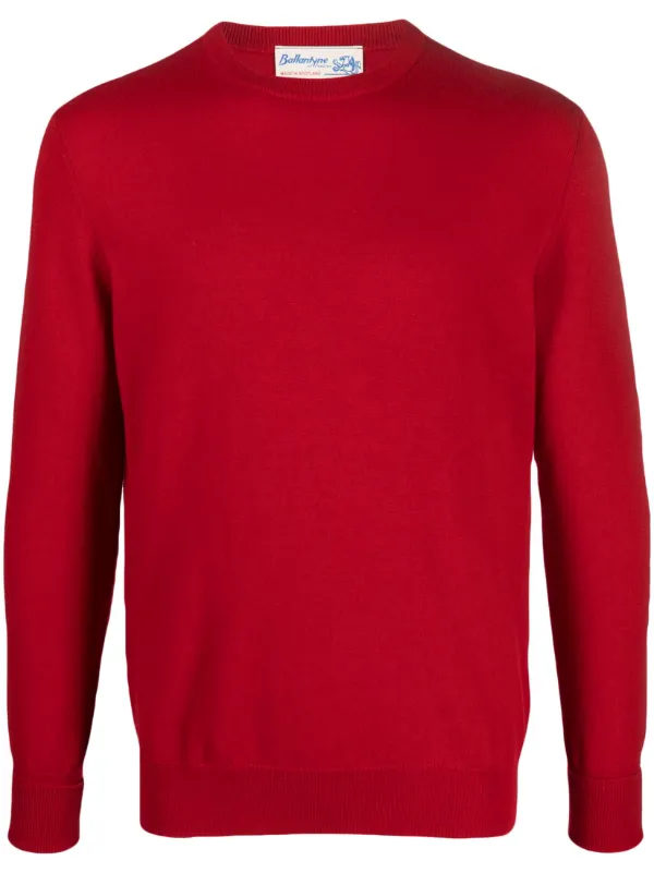 Ballantyne long sleeved Cashmere Jumper Red FARFETCH OM