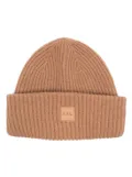 A.P.C. Michelle logo-patch beanie - Brown