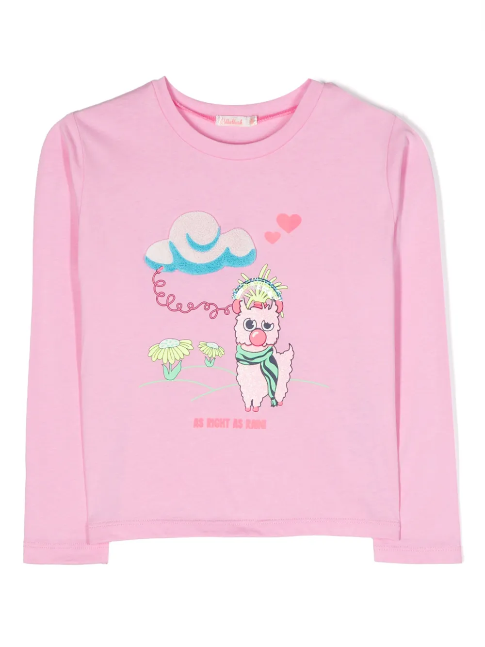 Billieblush T-shirt Mit Pailletten In Pink