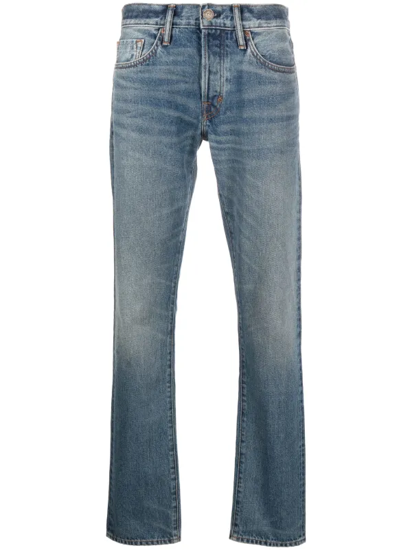 【送料&関税込】Tom Ford Straight Jeans TOM FORD Men's Stretch Denim Straight-Fit Jeans | Neiman Marcus