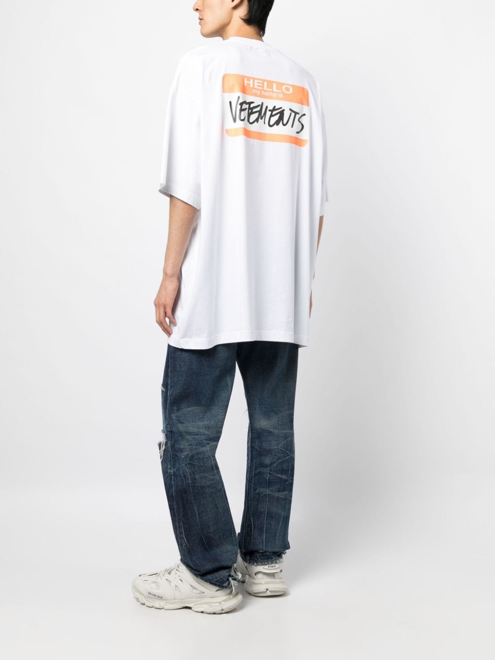 VETEMENTS My Name Is cotton T-shirt - Wit